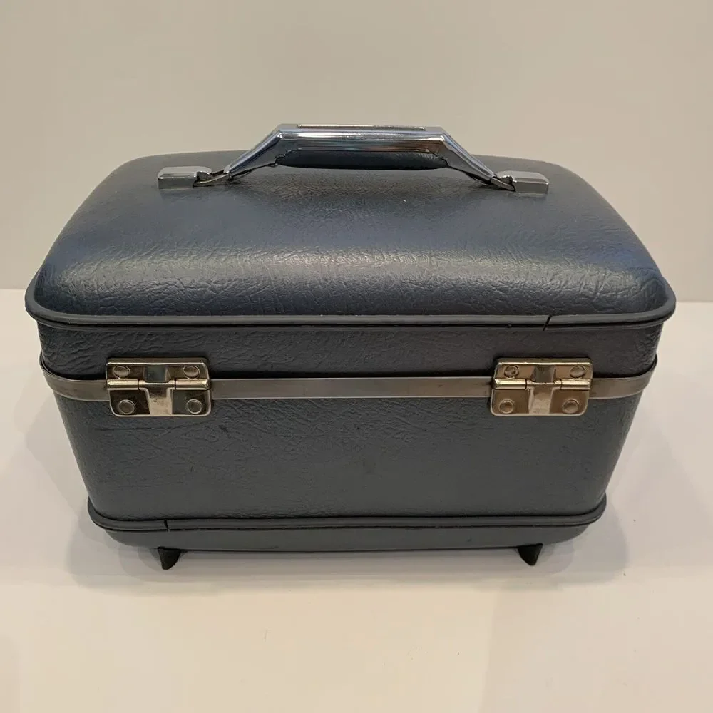 Vintage Train Case American Tourister Luggage Mid Century Carry‎ On